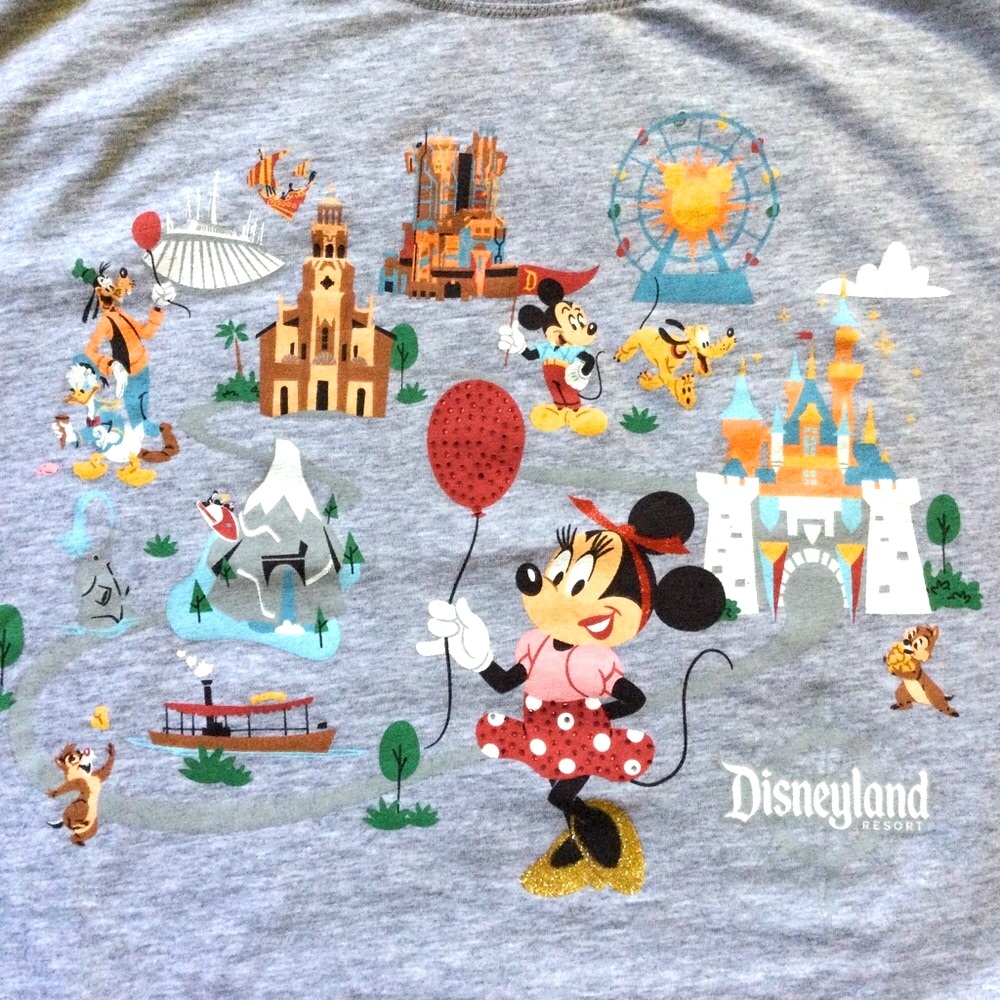 Embellished Minnie/Disneyland Sweatshirt
